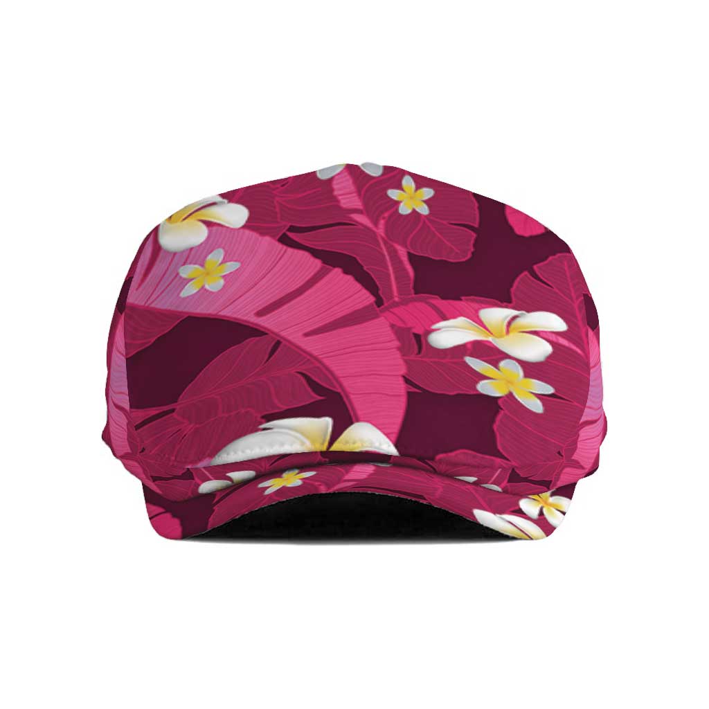 Pink Banana Leaf Hawaii Jeff Hat Lau Maia Plumeria Tropical Summer Vibes