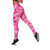 Pink Gradient Polynesia Leggings Hawaiian Tribal Hammerhead Shark Tattoo - Polynesian Pride