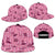 Pink Palaka Hawaii Cowboy Snapback Cap Puakenikeni Lei Paniolo Papale Seamless Vibes - Polynesian Pride