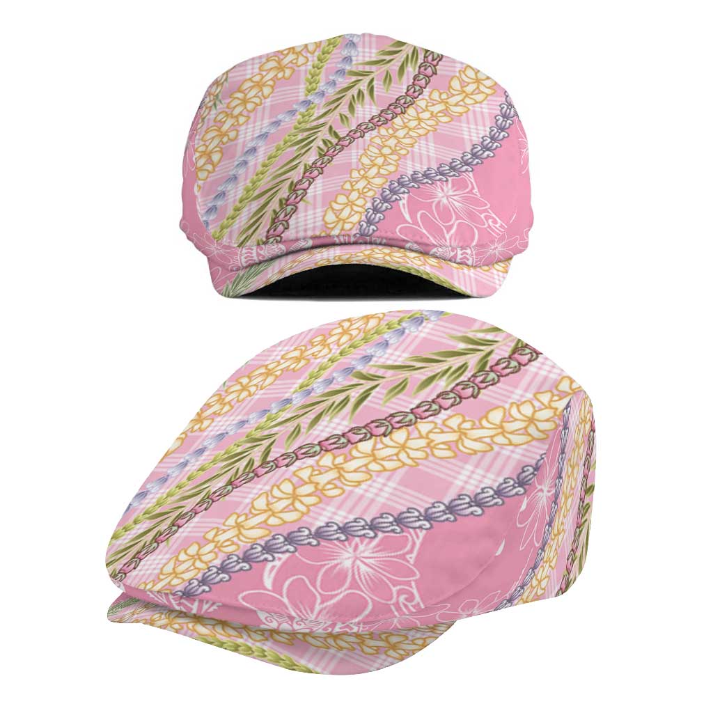 Pink Palaka Hawaii Leis Jeff Hat Hawaiian-plaid Elegant Tropical Vibes - Polynesian Pride