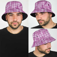 Pink Palaka Hawaii Palapalai Bucket Hat Hawaiian Fern LT14 - Polynesian Pride