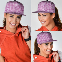 Pink Palaka Hawaii Palapalai Snapback Cap Hawaiian Fern LT14 - Polynesian Pride