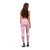Pink Palaka Quilt Hawaii Leggings Traditional Hawaii-plaid Pattern - Polynesian Pride