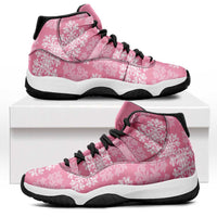 Pink Palaka Quilt Hawaii Sneakers J11 Traditional Hawaii-plaid Pattern LT14 Pink - Polynesian Pride