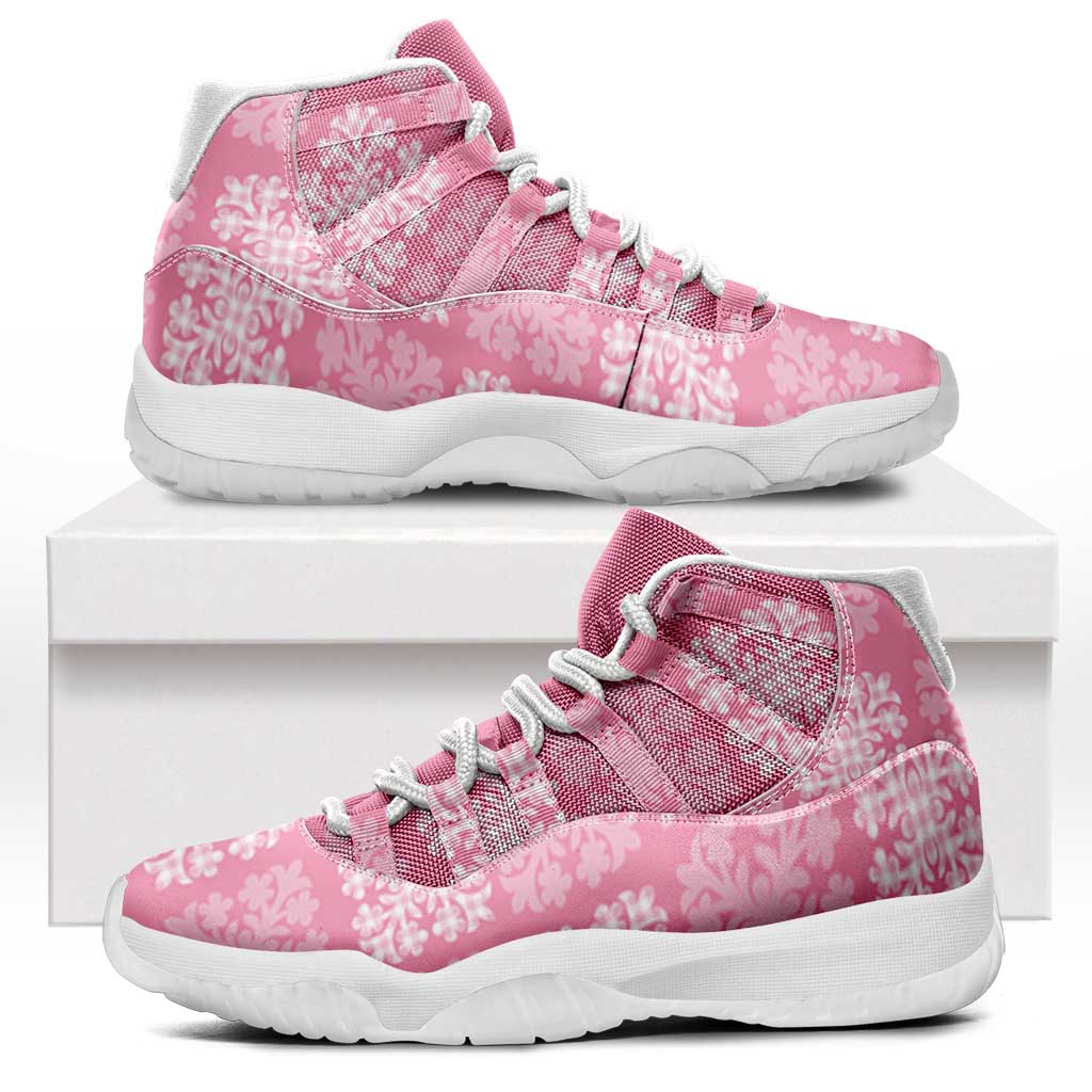Pink Palaka Quilt Hawaii Sneakers J11 Traditional Hawaii-plaid Pattern LT14 Pink - Polynesian Pride