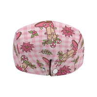 Pink Paniolo Palaka Hawaiian Cowgirl Christmas Jeff Hat - Polynesian Pride