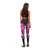 Pink Polynesian Pattern With Tropical Flowers Leggings - Polynesian Pride