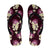 Pink Tropical Hawaii Flip Flops Seamless Monstera Plumeria Hawaiian Pattern - Polynesian Pride
