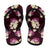 Pink Tropical Hawaii Flip Flops Seamless Monstera Plumeria Hawaiian Pattern - Polynesian Pride