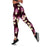 Pink Tropical Hawaii Leggings Seamless Monstera Plumeria Hawaiian Pattern - Polynesian Pride