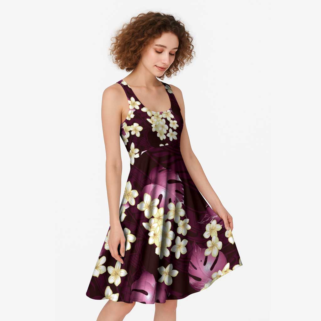 hawaiian bridesmaid dresses monstera cereus blue leilani dress Elegant Purple Long Flare Dress Hawaiian V-neck Maxi Dress: Spaghetti