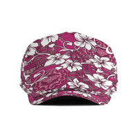 Piqi Bula Fiji Jeff Hat Fijian Tapa Seamless Hibiscus - Polynesian Pride