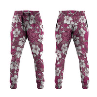 Piqi Bula Fiji Jogger Pants Fijian Tapa Seamless Hibiscus - Polynesian Pride