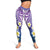 Plumeria With Galaxy Polynesian Tattoo Pattern Leggings - Polynesian Pride