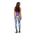 Plumeria With Galaxy Polynesian Tattoo Pattern Leggings - Polynesian Pride