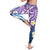 Plumeria With Galaxy Polynesian Tattoo Pattern Leggings - Polynesian Pride