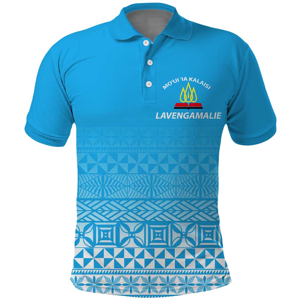 Tonga Lavengamalie College Tongan Pattern Polo Shirt LT12