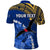 Custom Nauru Coat of Arms Polo Shirt Polynesian With Frigatebird LT9