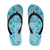 Polu Aloha Hawaii Flip Flops Plumeria Lei With Palaka Motif - Polynesian Pride