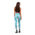 Polu Aloha Hawaii Leggings Plumeria Lei With Palaka Motif - Polynesian Pride