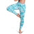 Polu Aloha Hawaii Leggings Plumeria Lei With Palaka Motif - Polynesian Pride