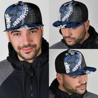 Polu Aloha Hawaii Lei Mesh Trucker Cap Tropical Flowers Elegant Vibe - Polynesian Pride