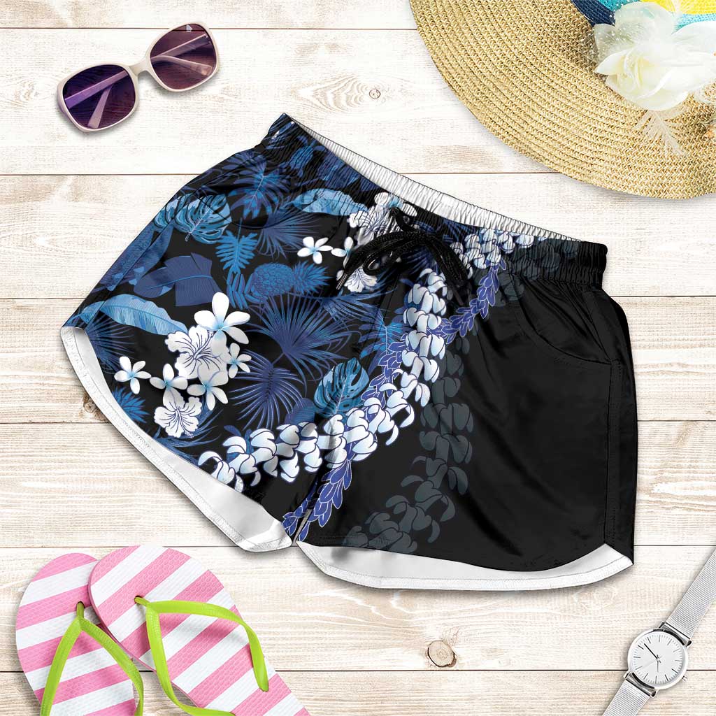 Polu Aloha Hawaii Lei Shorts for Women Tropical Flowers Elegant Vibe - Polynesian Pride