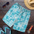 Polu Aloha Hawaii Shorts for Men Plumeria Lei With Palaka Motif - Polynesian Pride