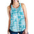 Polu Aloha Hawaii Women Racerback Tank Plumeria Lei With Palaka Motif - Polynesian Pride