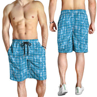 Polu Hawaii Breadfruit Palaka Motifs Shorts for Men