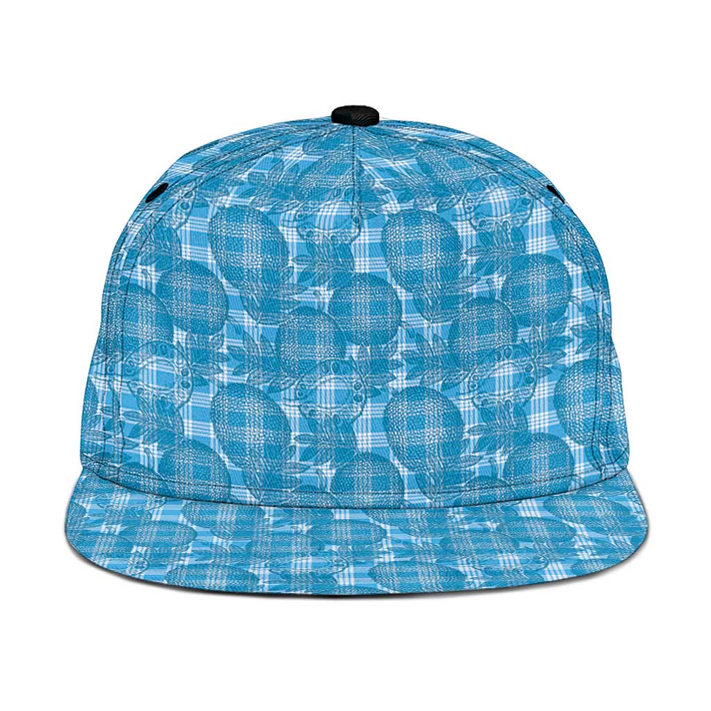 Polu Hawaii Breadfruit Palaka Motifs Snapback Cap
