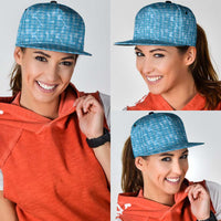 Polu Hawaii Breadfruit Palaka Motifs Snapback Cap