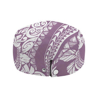 Polynesia Jeff Hat Polynesian Tropical Flowers Purple Pastel Vibes - Polynesian Pride