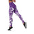 Polynesia Leggings Plumeria Purple Curves