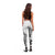 Polynesia Leggings Plumeria White Curves