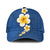 Polynesian Hibiscus and Plumeria Tapa Pattern Classic Cap Blue Color - Polynesian Pride