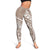 Polynesian Pride Leggings Turtle Hibiscus Luxury Style - Beige - Polynesian Pride