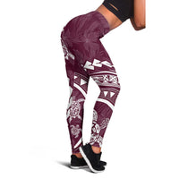 Polynesian Pride Leggings Turtle Hibiscus Luxury Style - Champagne - Polynesian Pride