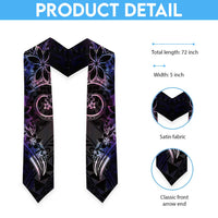 Polynesian Sunset Plumeria Graduation Stole Galaxy Polynesian Tattoo LT05 - Polynesian Pride