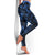 Polynesian Sunset Plumeria Leggings Navy Polynesian Tattoo - Polynesian Pride