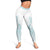Polynesian Tribal Plumeria Lotu Tamaiti Leggings Pastel Cyan - Polynesian Pride