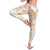 Polynesian Women's Day Leggings Plumeria Passion - Beige LT07