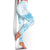 Polynesian Women's Day Leggings Plumeria Passion - Turquoise LT07