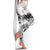 Polynesian Women's Day Leggings Plumeria Passion - White LT07