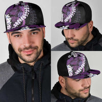 Poni Aloha Hawaii Lei Mesh Trucker Cap Tropical Flowers Elegant Vibe - Polynesian Pride