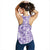 Poni Aloha Hawaii Women Racerback Tank Plumeria Lei With Palaka Motif - Polynesian Pride