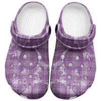 Poni Hawaii Breadfruit Palaka Motifs Clogs Shoes