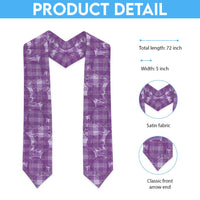 Poni Hawaii Breadfruit Palaka Motifs Graduation Stole