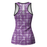 Poni Hawaii Breadfruit Palaka Motifs Hollow Tank Top