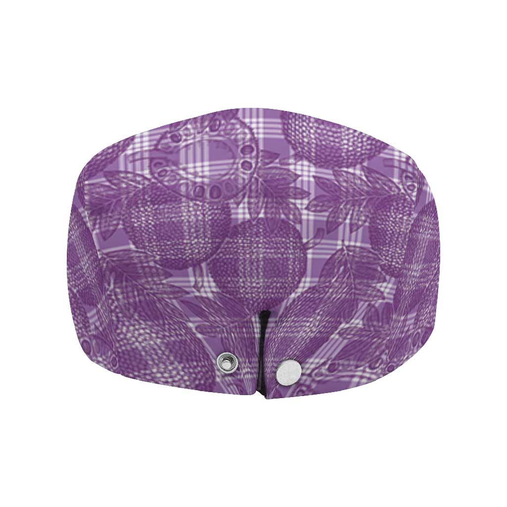 Poni Hawaii Breadfruit Palaka Motifs Jeff Hat
